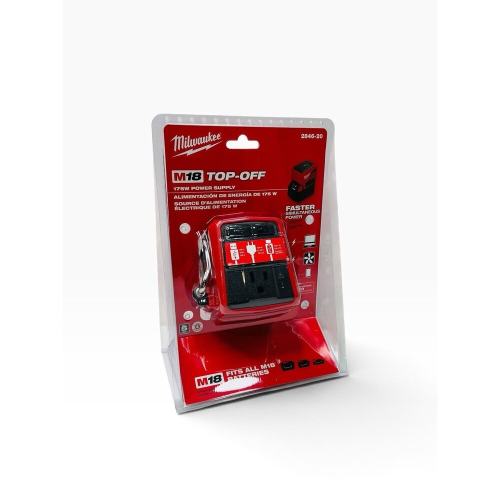 Milwaukee 2846-20 M18 TOP-OFF 175W Battery Power Supply Lithium-Ion (Li-Ion)